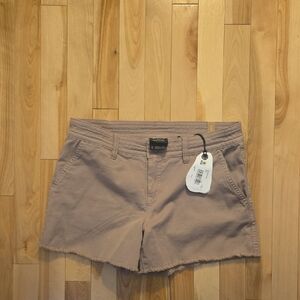 Prana Tan Jean Shorts for Women NWT Size 4